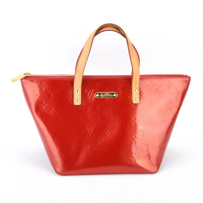 Bolso de Mano Louis Vuitton Bellevue PM Monograma Vernis Rojo Charol Asa Superior Foto 1 de 4