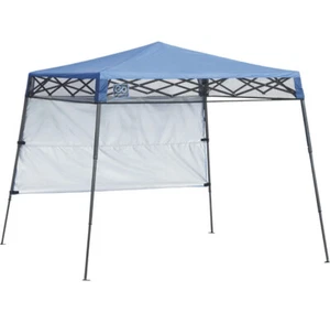Quik Shade Go Hybrid Pop-Up Canopy 6 Ft X 6 Ft Blue Slant Leg New - Picture 1 of 5