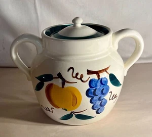 Olla de frijoles Stangl Fruit 7 1/4" con tapa - Imagen 1 de 2