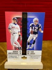 2002-03 UD SuperStars Benchmarks #B6 Nomar Garciaparra / Tom Brady #6