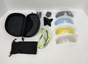 Occhiali da sole sportivi WolfBike 5 lenti polarizzate ciclismo bici bicicletta - Foto 1 di 19