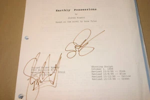SUSAN SARANDON MOVIE SCRIPT HAND SIGNED STEPHEN DORFF EARTHLY POSSESSIONS - Picture 1 of 9