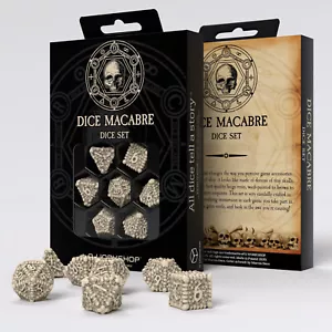 Q-Workshop BNIB Dice Macabre Dice Set - Picture 1 of 1