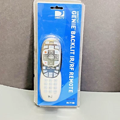 New Sealed - DirectTV Genie Backlit IR/RF Remote Control -  RC73B - 025383030109 - Image 1 of 4