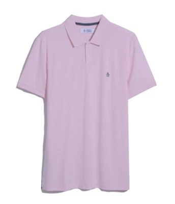 ORIGINAL PENGUIN DADDY PIQUE POLO SHIRT IN PARFAIT PINK - XL FREE DHL - Image 1 of 2
