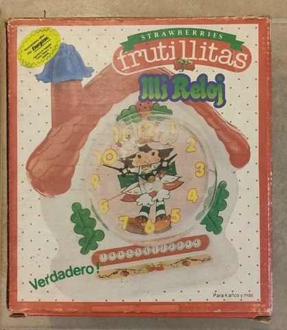 CLOCK Frutillitas - Assembly by SULC in Argentina, KENNER PARKER TOYS licency Cover
