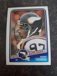 1988 Topps Super Rookie Henry Thomas RC Card# 156 - Bild 1 von 2