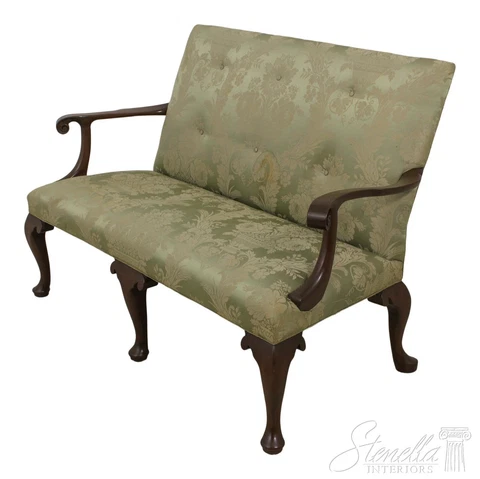59230EC: KITTINGER CW-154 Mahogany Upholstered Loveseat Cover