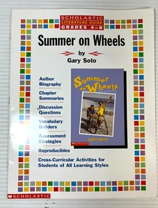 Summer on Wheels by Gary Soto 1995 Scholastic Literature Guide 078073211272 - Picture 1 of 3
