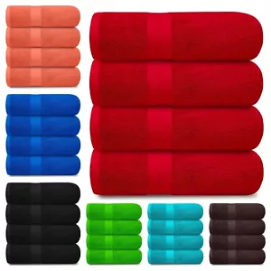Extra Large Jumbo Bath Sheets 100% Premium Egyptian Cotton XXL Bath Towels Set - Picture 1 of 144