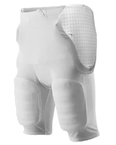 Alleson Athletic - Five Pad Football Girdle - 695PG, Youth XL, White - Picture 1 of 6