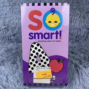 So Smart Letters VHS Tape 2001 Baby School Education Stimulating Subjects Kids - Picture 1 of 6