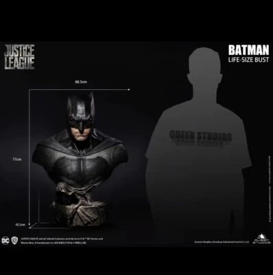 Queen Studios Justice League Batman Life Size 1/1 Bust 295/599 - Image 1 of 4