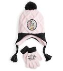 Disney Princess Winter Hat and Gloves Set, Girls Beanie gift for Age 2-7
