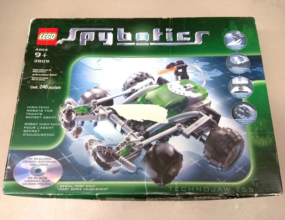 LEGO Spybotics 3809 Technojaw T55 NEW! RARE! Programmable Robot Spy Car Claws - Image 1 of 4