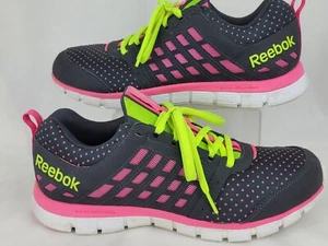 Reebok Z Dual Ride DNS Running Shoes Women's Size 10 (M44669) Black Pink Yellow - Picture 1 of 12