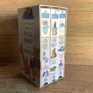 BEATRIX POTTER BULK LOT VHS VIDEOS THE WORLD of PETER RABBIT & FRIENDS on vhs - Picture 1 of 6