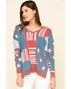 ¡¡¡Pulóver con parche bandera Tasha Polizzi para mujer!!! ¡¡NUEVO CON ETIQUETAS!!! - Imagen 1 de 5