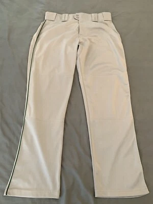 Rawlings Pro Dri Adult Baseball Pants Size Large 36x32 Gray Relaxed Great Cond. - Image 1 of 4