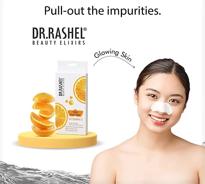 DR.RASHEL Vitamin C Nose Strip Extracts Observes Dirt And Oil - 10 Strips - Bild 1 von 4