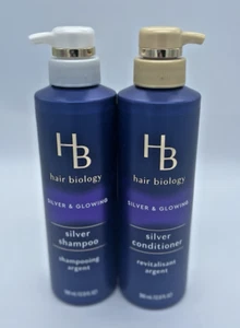 Hair Biology Silver Glowing Shampoo & Conditioner graues Haar je 12,8 Oz. - Bild 1 von 4