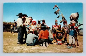 Ute Indians Turkey Dance Postcard ES-507 Unposted - Picture 1 of 2
