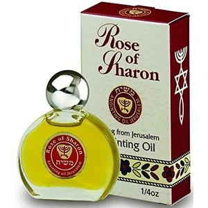Holy Anointing Oil Rose Of Sharon Bottle 7.5 ml/0.25 fl.oz from Jerusalem Israel - Picture 1 of 3