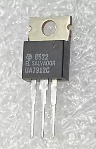 Texas Instruments UA7912C negative -12 volt fixed regulator TO-220 - Picture 1 of 2