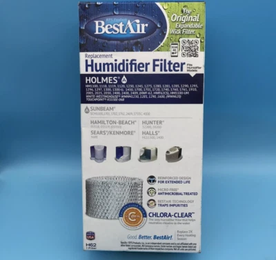BestAir H62-C Pure Fit Micro Free Humidificador Mecha Filtro H85 NUEVO Foto 1 de 2