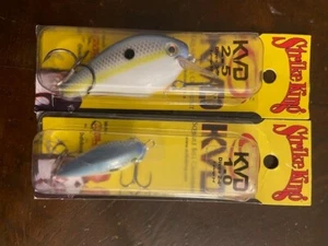 2 - Strike King KVD, Square Bill Crankbait, 1 - 2.5 Sexy Shad, 1 - 1.0 Sexy Shad - Picture 1 of 3
