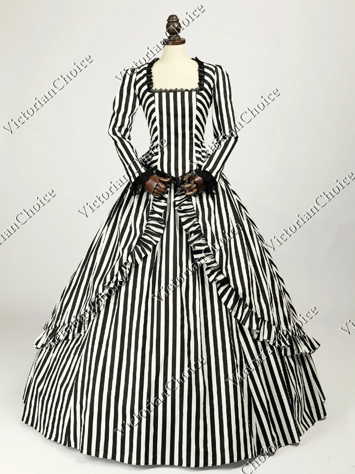 G1N with tags Victorian Beetlejuice Dress Sleepy Hollow Katrina Women Halloween - Image 1 of 1