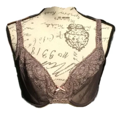 Fayreform Mujer Té Jardín Encaje Gris Sujetador con Aros 36E Foto 1 de 4