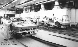 Lotus Turbo Esprit Montaje de fábrica Foto Prensa Campaña Fotografía - Imagen 1 de 1