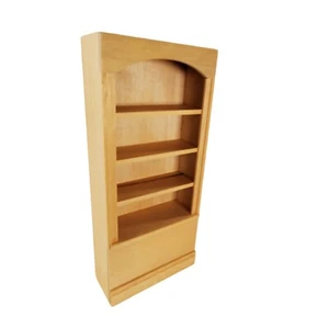 Dollhouse Furniture Bookshelf Unfinished Shelving Unit 1:12th Scale - Picture 1 of 7