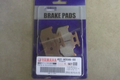 YAMAHA YZ125 YZ250 WR250 WR400 DT125R/X GENUINE REAR BRAKE PADS - # 4GY-W0046-00 - Image 1 of 2
