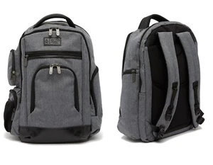 Original Pinguin Fletcher Computer Gepäck Rucksack Einzelhandel 250 $ grau OVP-BP-48-GYCS - Bild 1 von 7