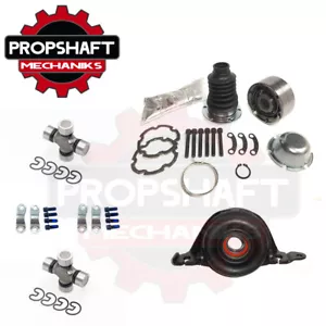 Ford Escape XLS XLT CV Joint, U-Joints, Center Bearing for Rear Driveshaft - Foto 1 di 1