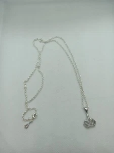 Collona Pandora Con Pendente Corona - Foto 1 di 9