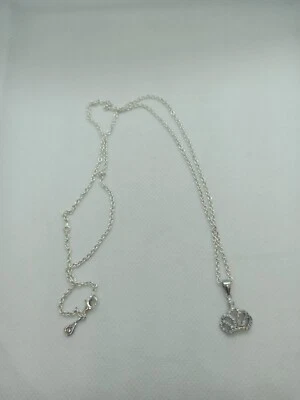 Collona Pandora Con Pendente Corona - Immagine 1 di 4