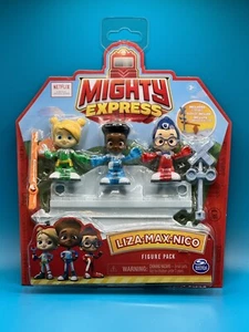 MIGHTY EXPRESS Figures LIZA MAX NICO Netflix 3 FIGURE PACK Train Show Toys New - Picture 1 of 2