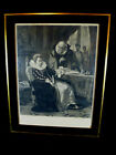 19TH C ENGRAVING QUEEN ELIZABETH ORDERS QUEEN MARY'S EXECUTION