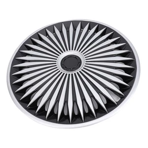 4 Pcs 17in Hubcaps Stylish Look Wear Proof ABS Universal Fit Snap On R17 Wheel - Picture 1 of 12