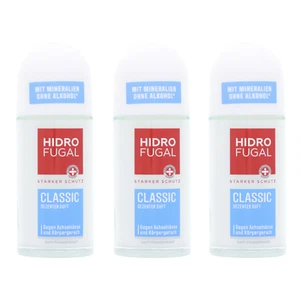 3 x Hidrofugal Classic Deo Roll On Anti Transpirant je 50ml Dezenter Duft - Bild 1 von 3