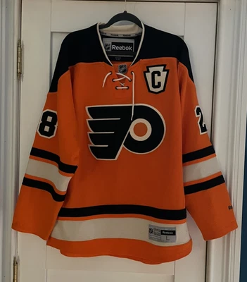 Reebok Large CLAUDE GIROUX Philadelphia Flyers Jersey #28 / NHL / Hockey - Image 1 of 4