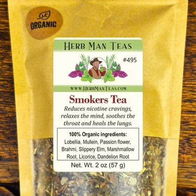 SM0KERS DETOX 茶 - 减少尼古丁的渴望,解毒临床使用的肝脏 — 第 1/4 张图片