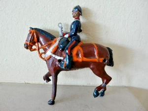 SOLDATINO ARTIGLIERIA CAVALLO REALE GRETAINS PIOMBO HOLLOWCAST DA RIPARARE - Foto 1 di 4