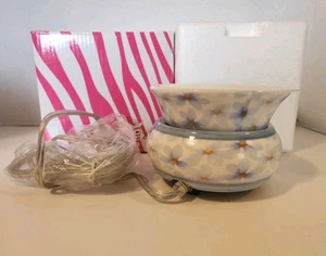 Pink Zebra Blue Daisy Simmer Pot Flowers Spring Summer NEW - Picture 1 of 9