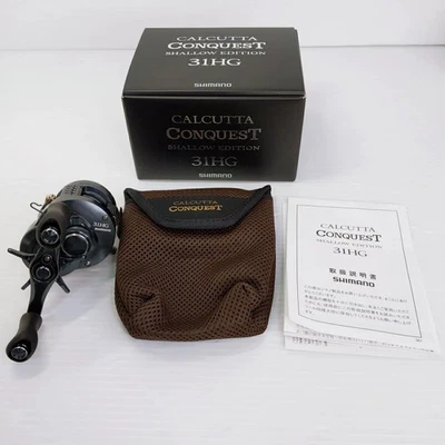 Carrete de baitcasting Shimano Calcutta Conquest Shallow Edition 31HG Japón - Imagen 1 de 3