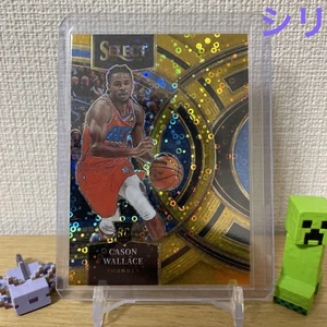 Tarjeta coleccionable NBA 2023-24 Select Cason Wallace RC nivel Premier - dorada #10 - Imagen 1 de 2