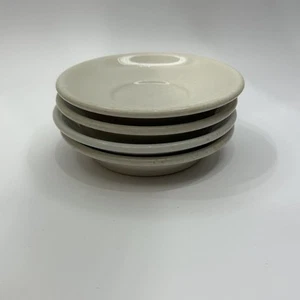Vintage Buffalo China Restaurantwear Saucers -Set Of 4 - Picture 1 of 6